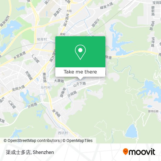 渠成士多店 map