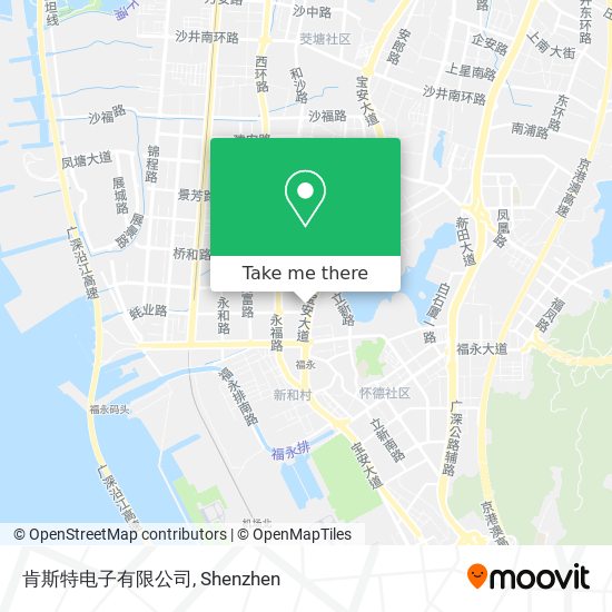 肯斯特电子有限公司 map