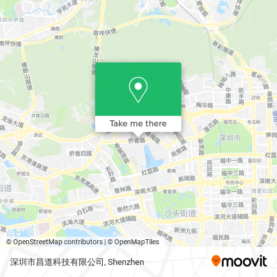 深圳市昌道科技有限公司 map