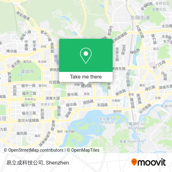 易立成科技公司 map