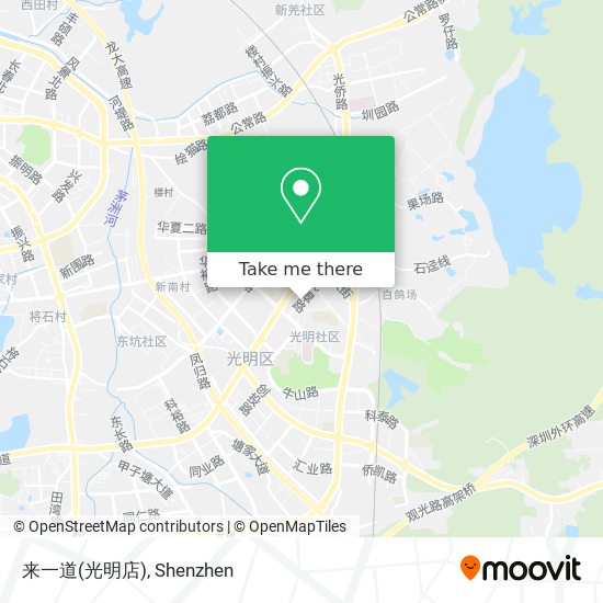 来一道(光明店) map
