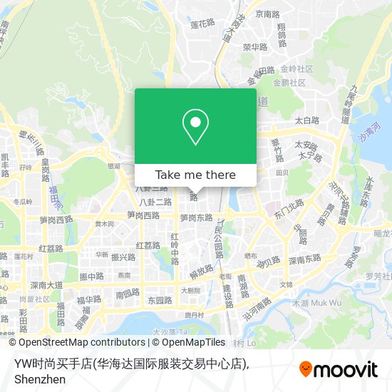 YW时尚买手店(华海达国际服装交易中心店) map