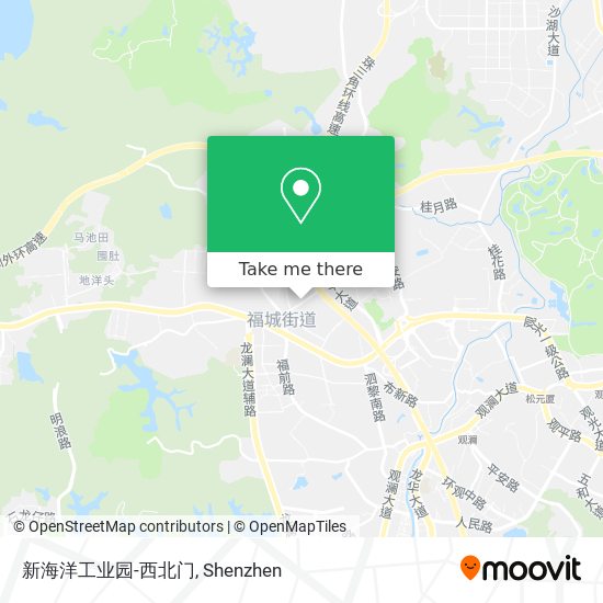 新海洋工业园-西北门 map