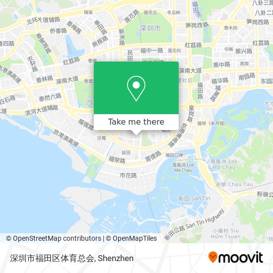深圳市福田区体育总会 map