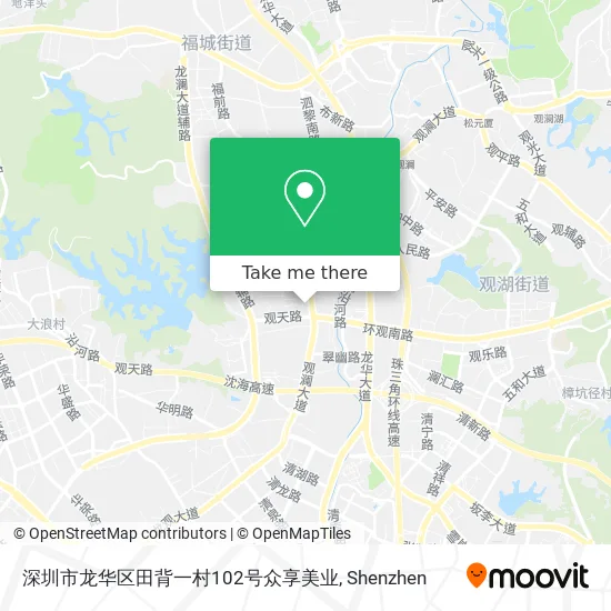 深圳市龙华区田背一村102号众享美业 map