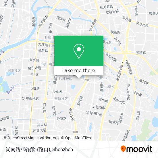 岗南路/岗背路(路口) map