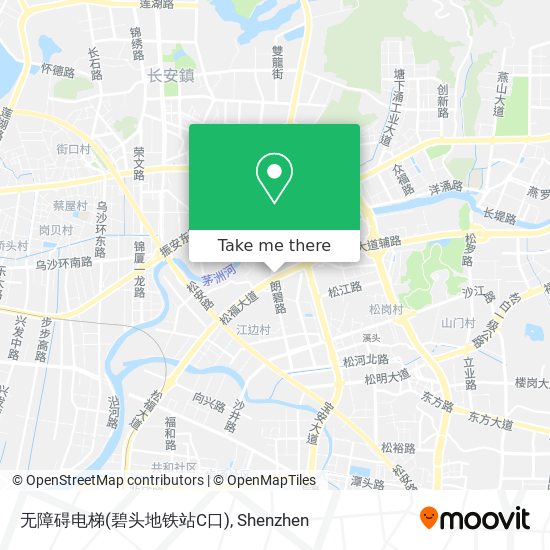 无障碍电梯(碧头地铁站C口) map