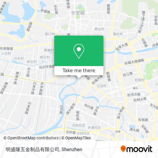 明盛隆五金制品有限公司 map