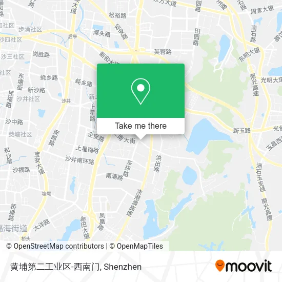 黄埔第二工业区-西南门 map
