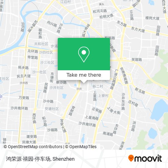 鸿荣源·禧园-停车场 map