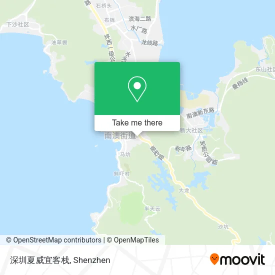深圳夏威宜客栈 map