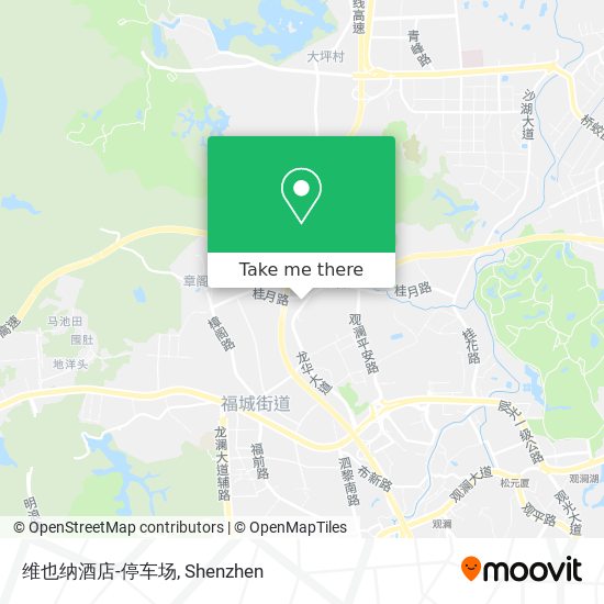 维也纳酒店-停车场 map