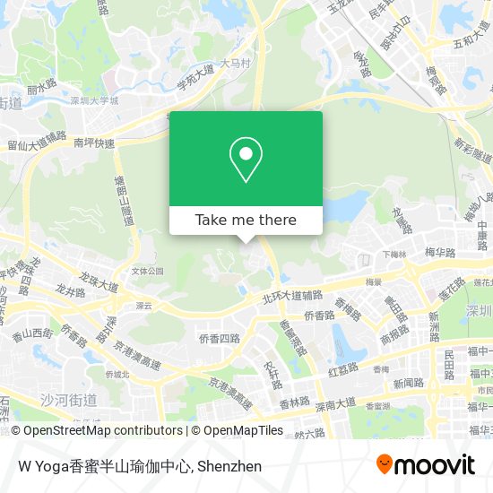 W Yoga香蜜半山瑜伽中心 map