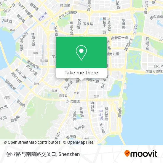创业路与南商路交叉口 map