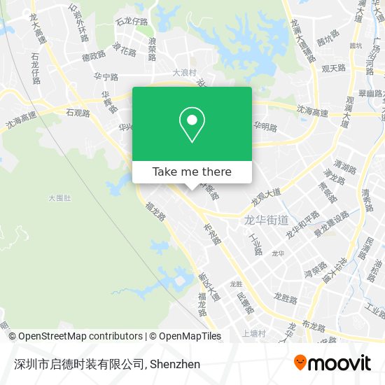 深圳市启德时装有限公司 map