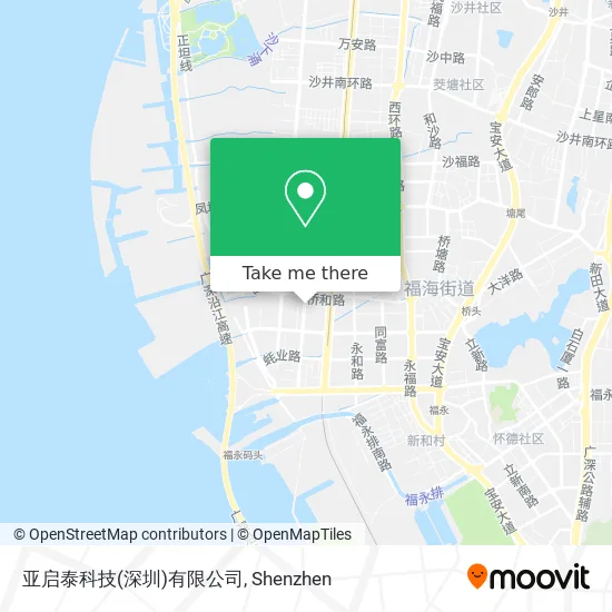 亚启泰科技(深圳)有限公司 map