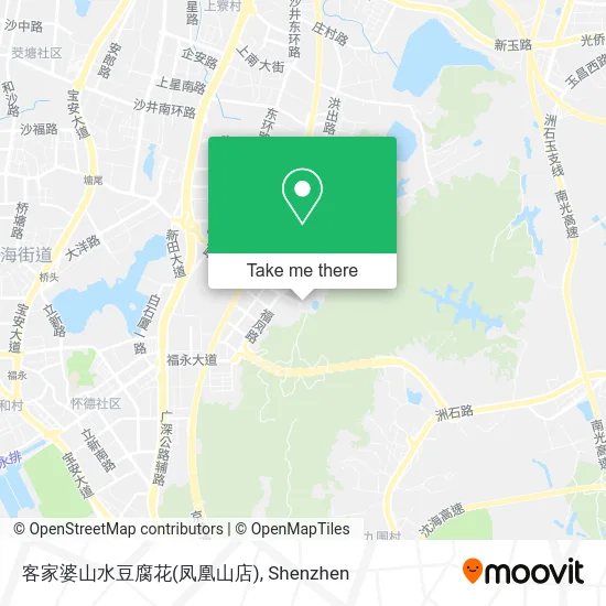 客家婆山水豆腐花(凤凰山店) map