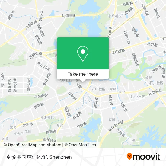 卓悦鹏国球训练馆 map