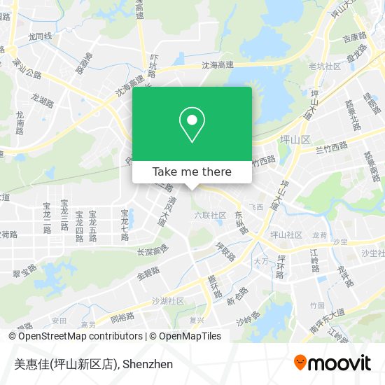 美惠佳(坪山新区店) map