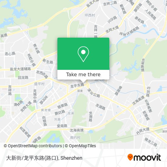 大新街/龙平东路(路口) map