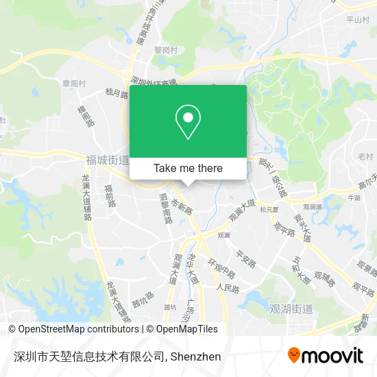 深圳市天堃信息技术有限公司 map