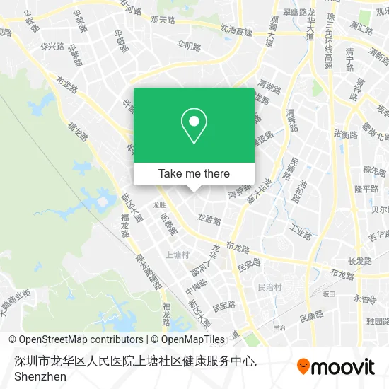深圳市龙华区人民医院上塘社区健康服务中心 map