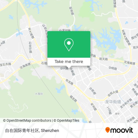 自在国际青年社区 map