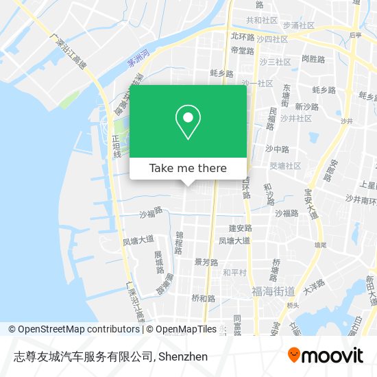 志尊友城汽车服务有限公司 map