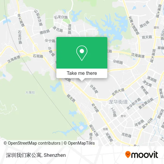 深圳我们家公寓 map