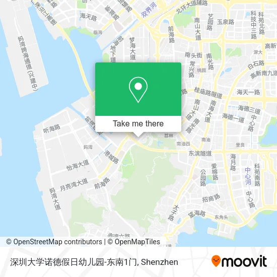 深圳大学诺德假日幼儿园-东南1门 map