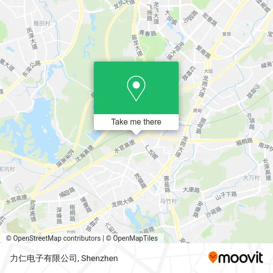 力仁电子有限公司 map