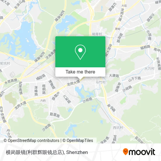 横岗眼镜(利群辉眼镜总店) map