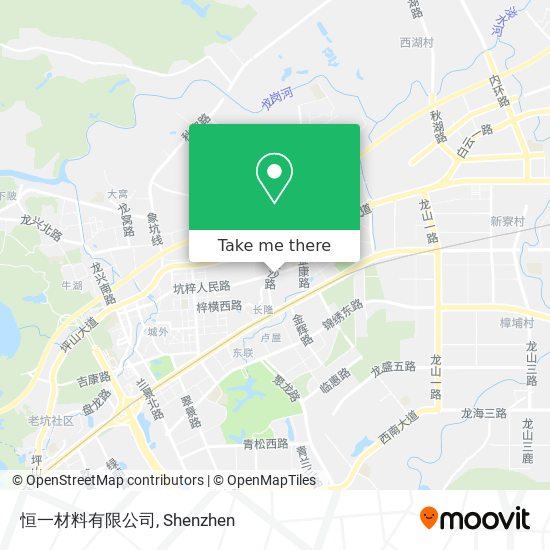 恒一材料有限公司 map
