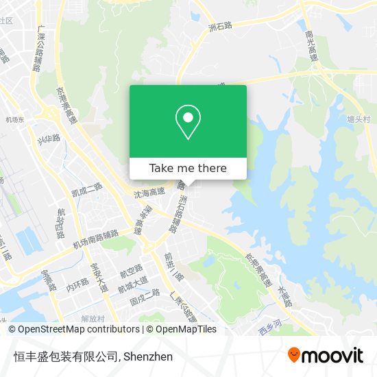 恒丰盛包装有限公司 map