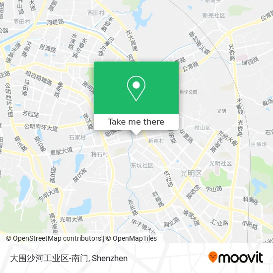 大围沙河工业区-南门 map