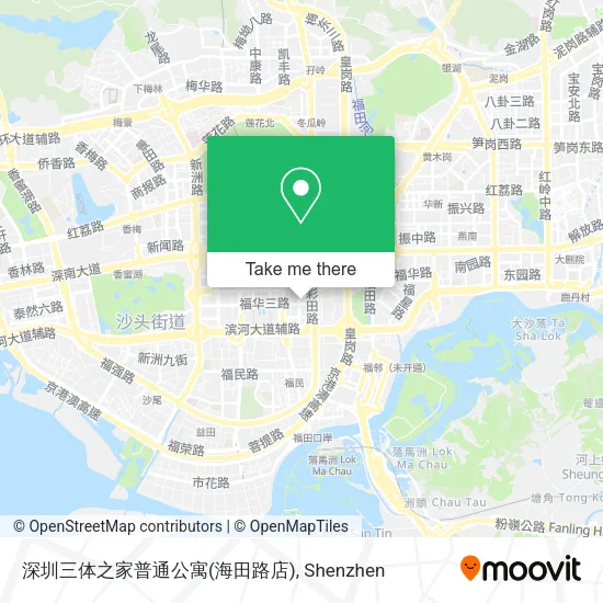 深圳三体之家普通公寓(海田路店) map