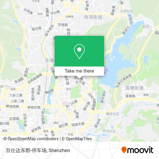 百仕达东郡-停车场 map