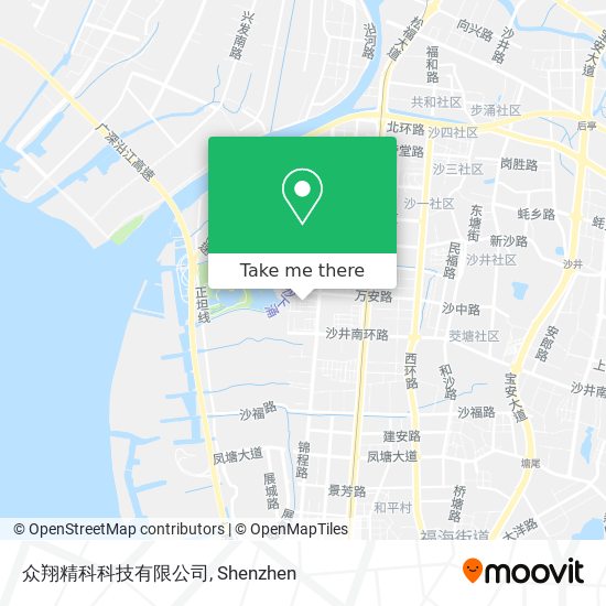 众翔精科科技有限公司 map