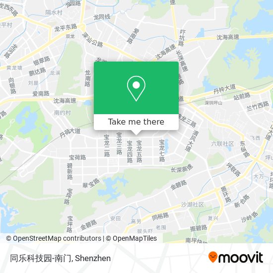 同乐科技园-南门 map