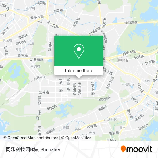 同乐科技园B栋 map