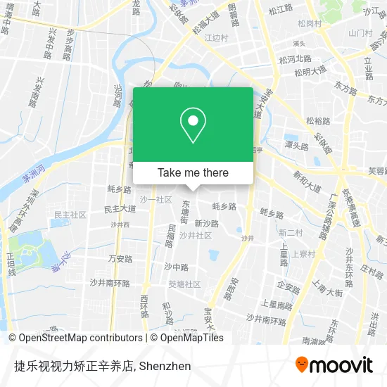 捷乐视视力矫正辛养店 map