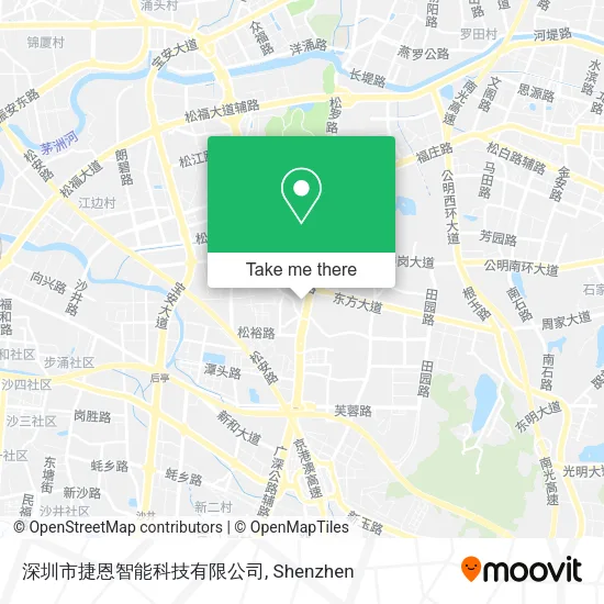 深圳市捷恩智能科技有限公司 map