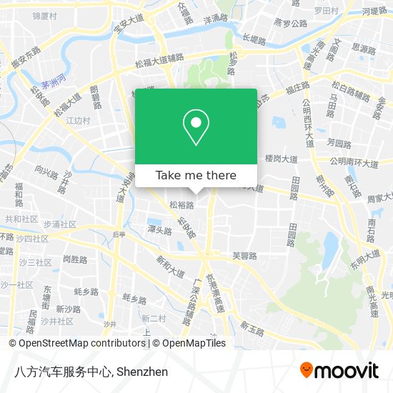 八方汽车服务中心 map