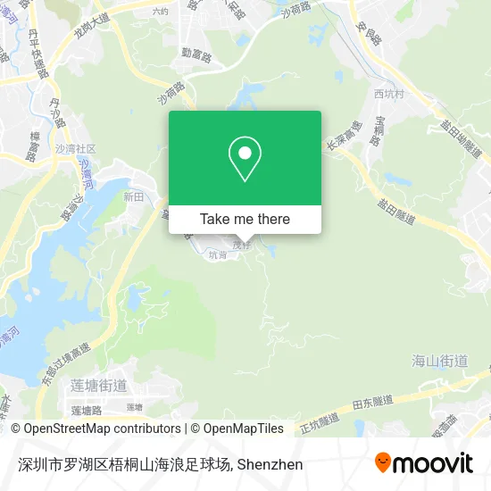 深圳市罗湖区梧桐山海浪足球场 map