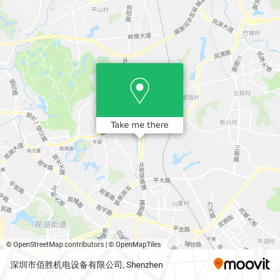 深圳市佰胜机电设备有限公司 map