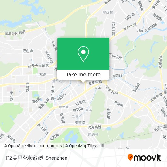 PZ美甲化妆纹绣 map