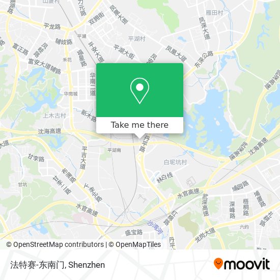 法特赛-东南门 map