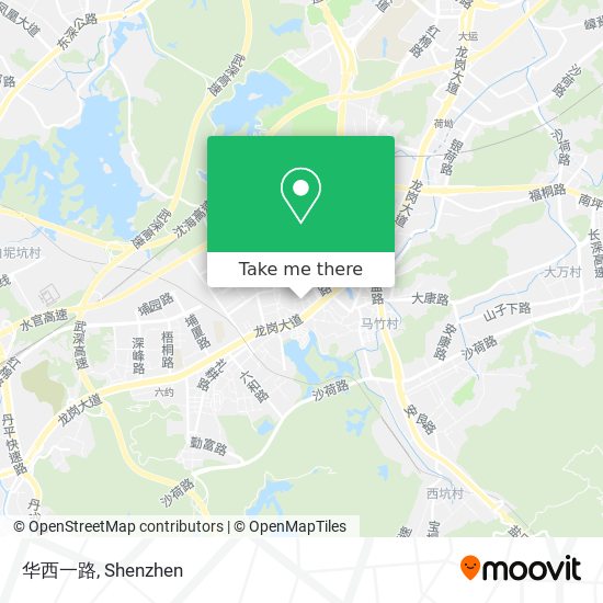 华西一路 map