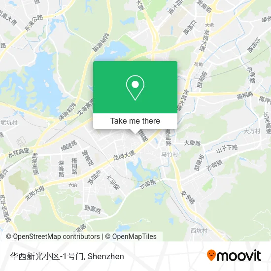 华西新光小区-1号门 map