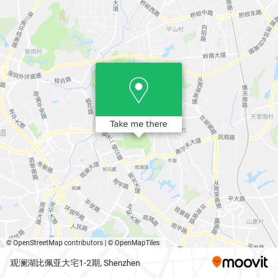 观澜湖比佩亚大宅1-2期 map